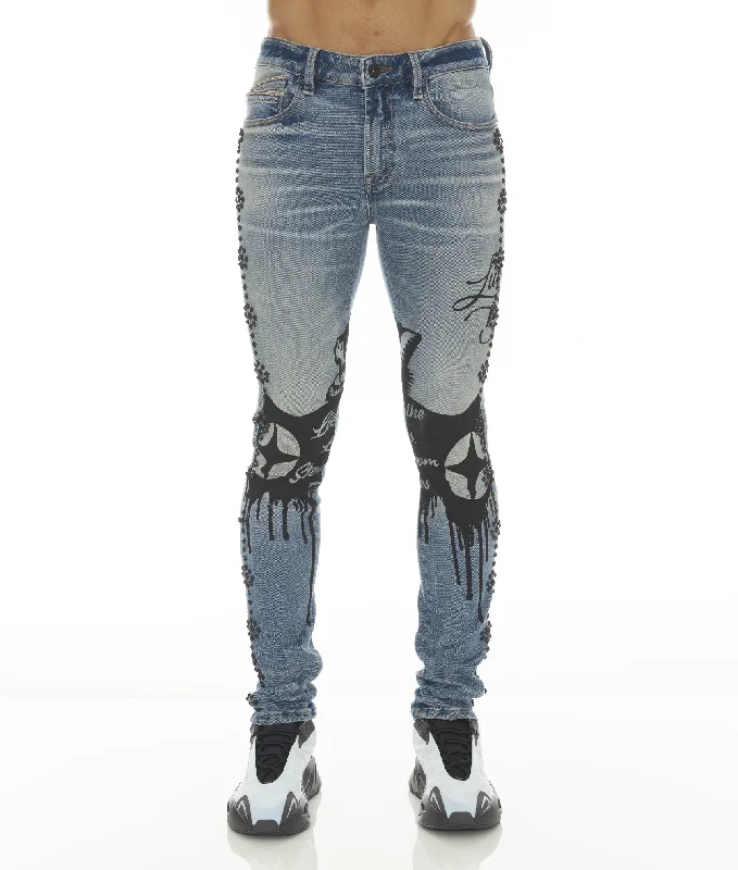 Shop now and save up to 40% on men’s wardrobe essentials.  PUNK SUPER SKINNY IN ACID LUCKY BASTARD