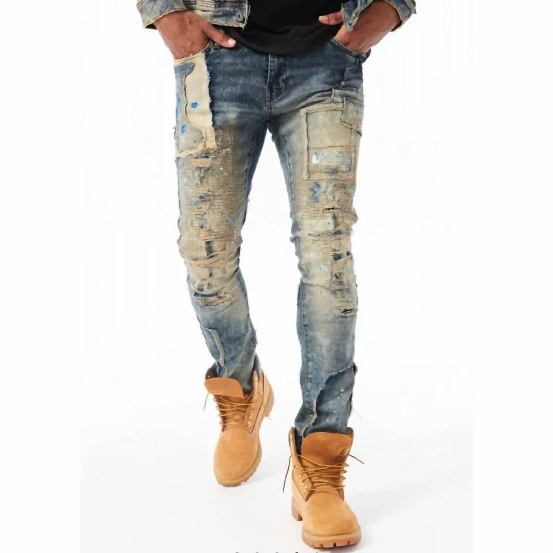 Time to shop! Men’s clothing deals you can’t resist.  Sean Washington Heights Denim In Desert Storm