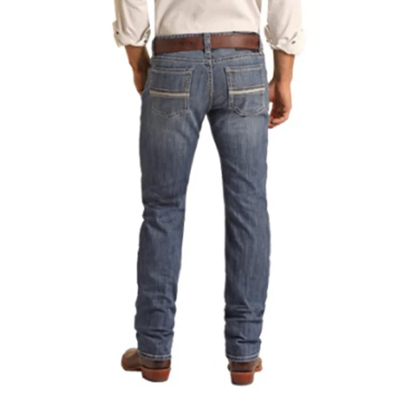 Exclusive online offer: Save 30% on all men's clothing.  Rock & Roll Cowboy Straight Leg Revolver Jeans