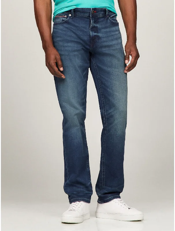Shop the hottest fashion trends for less –  deals you can’t miss.  Tommy Hilfiger Men's Denton Straight Fit Dark Blue Wash Jean