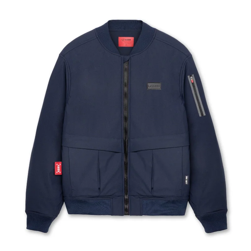 Upgrade your wardrobe with stylish men's apparel – now on sale!  0677. Kinterra™ Weatherproof Bomber Jacket - Navy