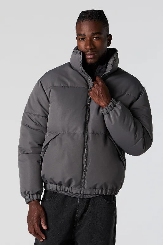Save up to 70%  clothing – Shop now for the best deals.  Mock Neck Puffer Jacket