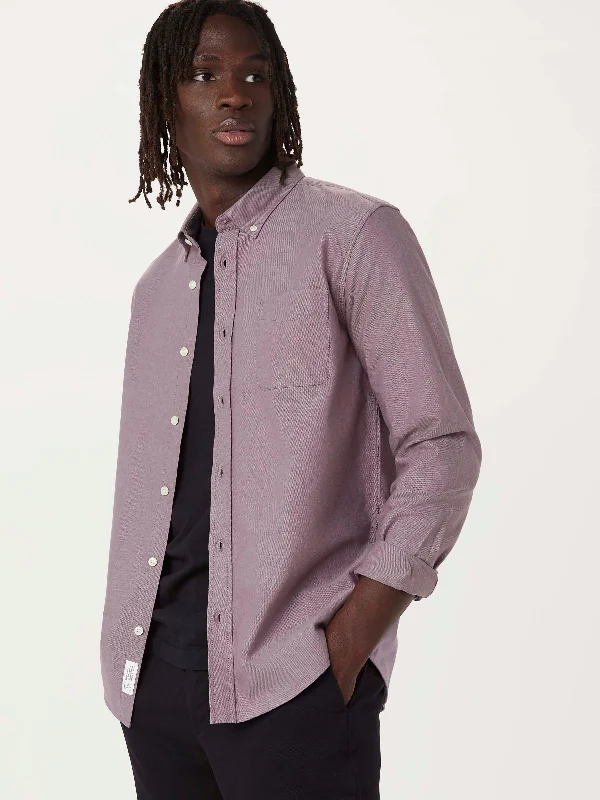 Save on stylish, high-quality clothing for every occasion – The Jasper Oxford Shirt in Lilac Grey Save on stylish, high-quality clothing for every occasion – The Jasper Oxford Shirt in Lilac Grey