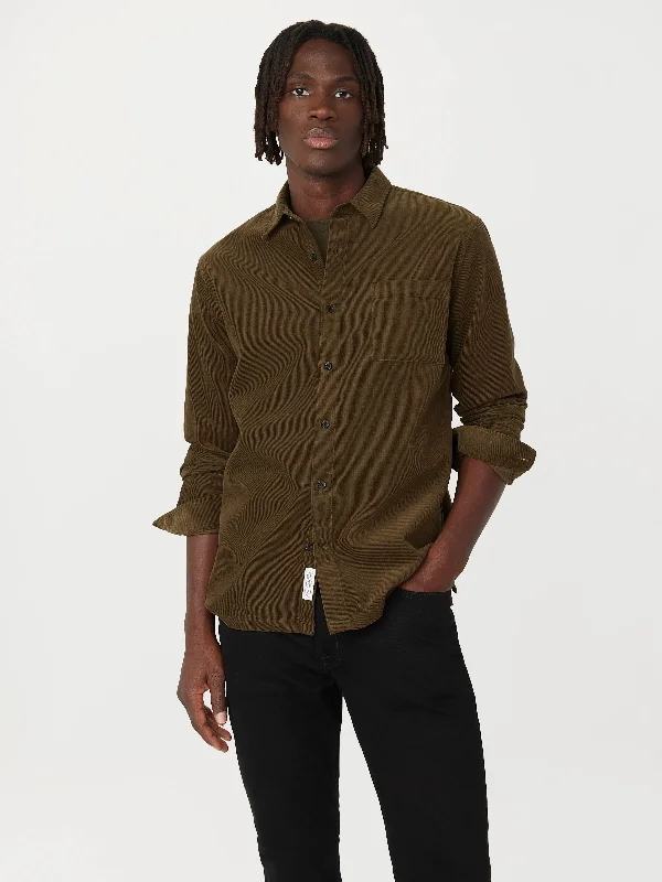 Shop affordable clothing – Limited-time only! The Fine Corduroy Shirt in Tuscany Green Shop affordable clothing – Limited-time only! The Fine Corduroy Shirt in Tuscany Green