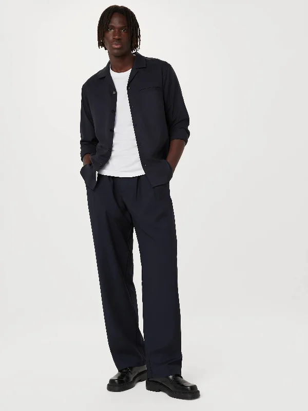 Shop new arrivals in clothing and save –  The Fluid Shirt  in Deep Blue