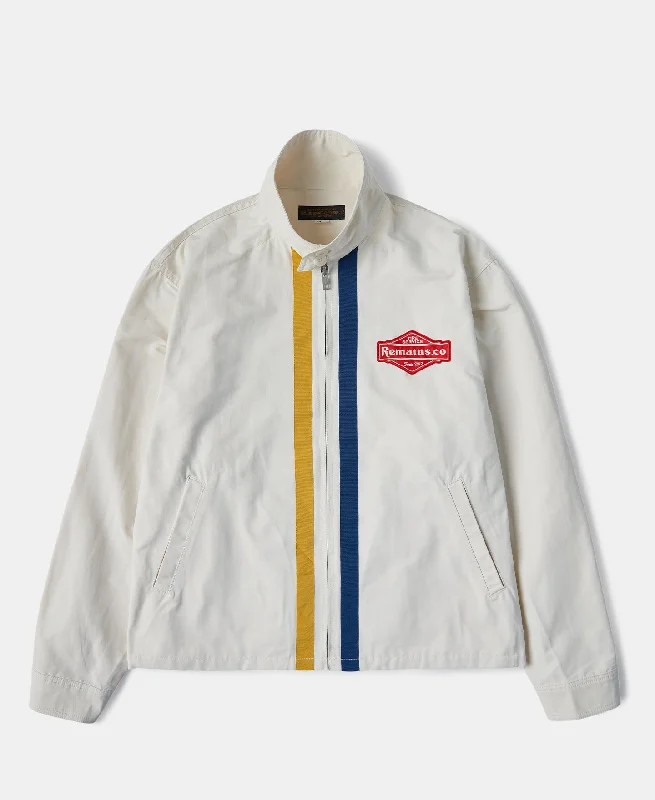 Check out the best prices on men's fashion basics – limited time offer. 1960s Racer Short Cut Jacket - White Check out the best prices on men's fashion basics – limited time offer. 1960s Racer Short Cut Jacket - White