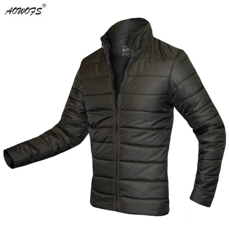 Get 25% off select men’s clothing when you shop online!  2017 New Winter Jacket Men 100% Cotton Padded  Parka Thick Zipper Slim Men Coat Outwear Warm Male  Overcoat