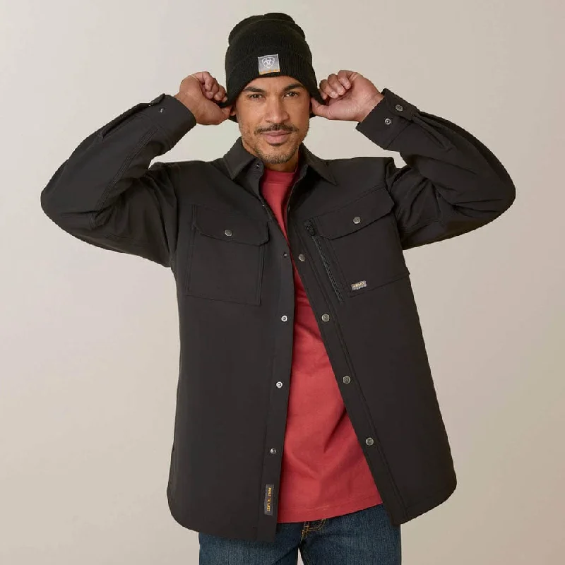 Shop the latest styles in men’s fashion – don’t miss out on these deals!  Ariat P26099APPM Rebar DuraStretch Utility Softshell Shirt Jacket