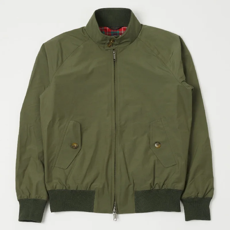 Unbeatable discounts on top-selling apparel – Only available online.  Baracuta G9 'Baracuta Cloth' Harrington Jacket - Army