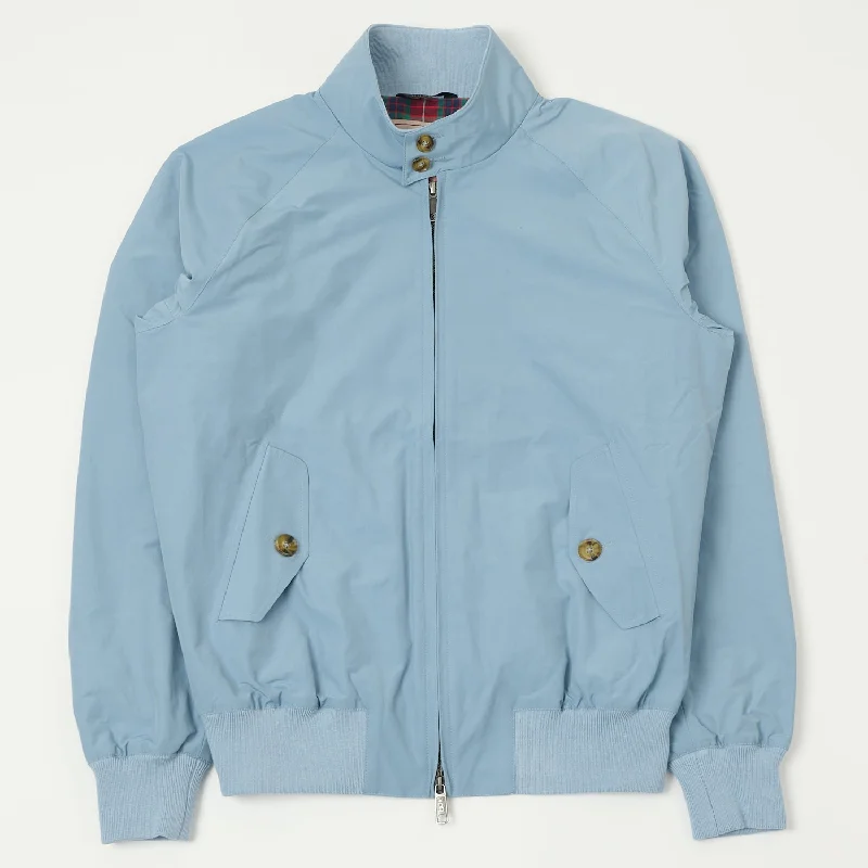 End-of-season clothing sale – Shop now for big savings! Baracuta G9 'Baracuta Cloth' Harrington Jacket - Dusty Blue End-of-season clothing sale – Shop now for big savings! Baracuta G9 'Baracuta Cloth' Harrington Jacket - Dusty Blue