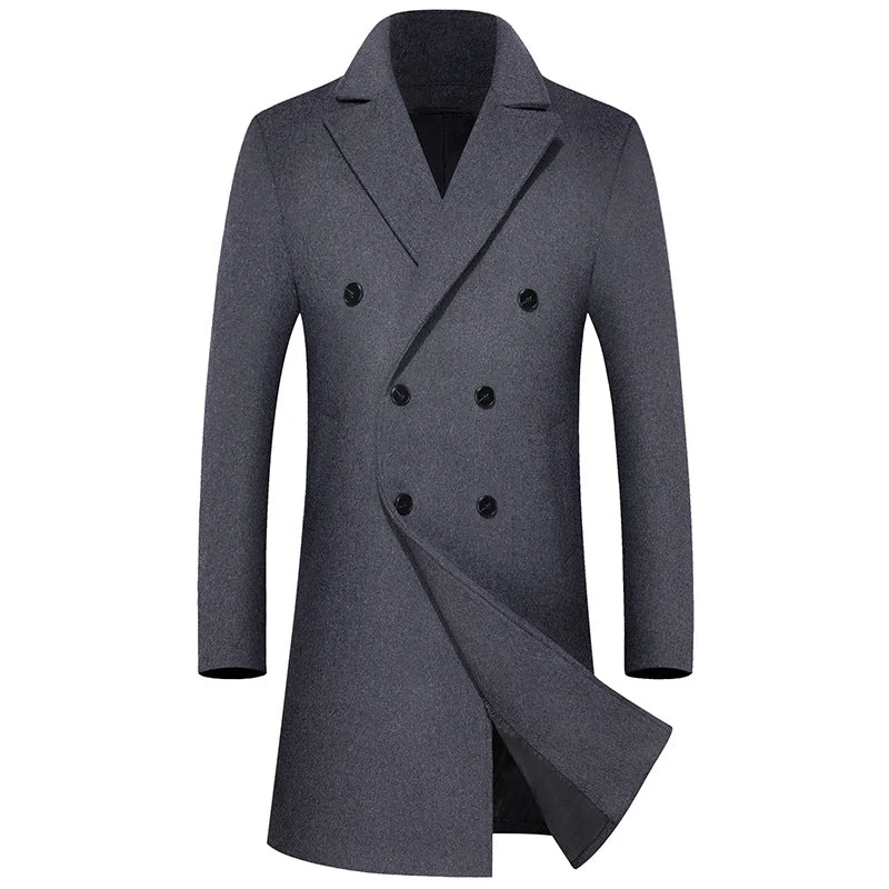 Shop stylish men’s clothing and enjoy amazing discounts. Business Thick Long Wool Coat Shop stylish men’s clothing and enjoy amazing discounts. Business Thick Long Wool Coat