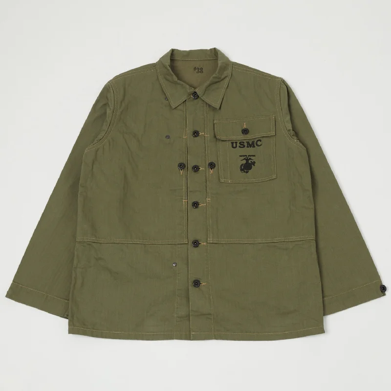 Shop stylish  fashion – Get huge savings on men’s clothing.  Buzz Rickson's M-1944 Herringbone Utility Jacket - Olive