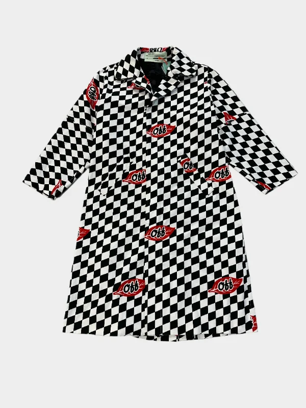 Unbeatable discounts on top-selling apparel – Only available online.  Checked Coat