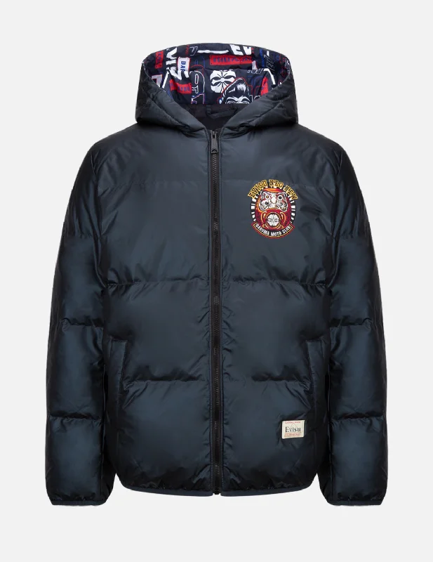 Affordable clothing for men and women – Shop today for big savings.  机车达磨刺绣羽绒外套