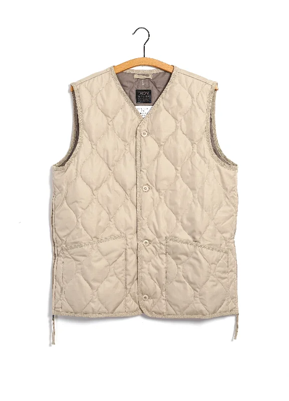 Shop now for the latest fashion trends and enjoy special promotions!  DOWN VEST | Military V-Neck Down Vest | Cream