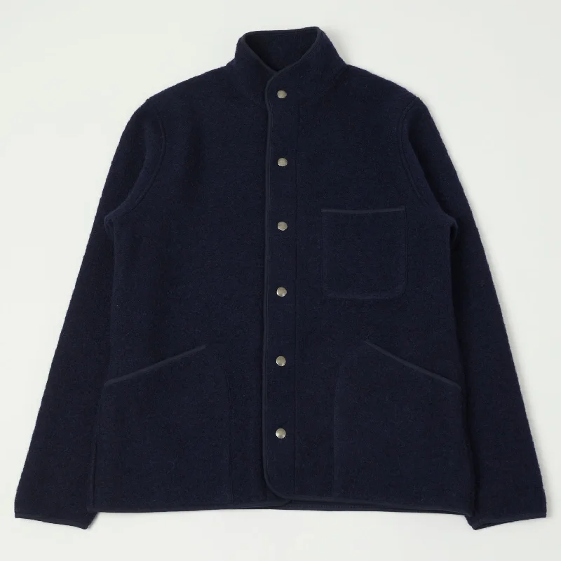 Upgrade your wardrobe with stylish men's apparel – now on sale!  Hartford 'Jason' Knitted Wool Jacket - Navy