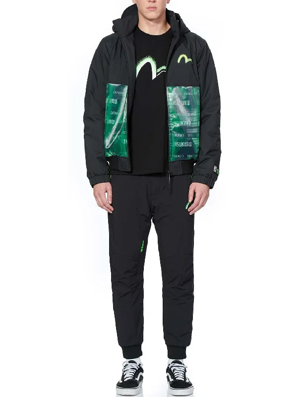Shop the latest fashion trends with huge savings on all clothing.  幻彩图案拼接连帽外套