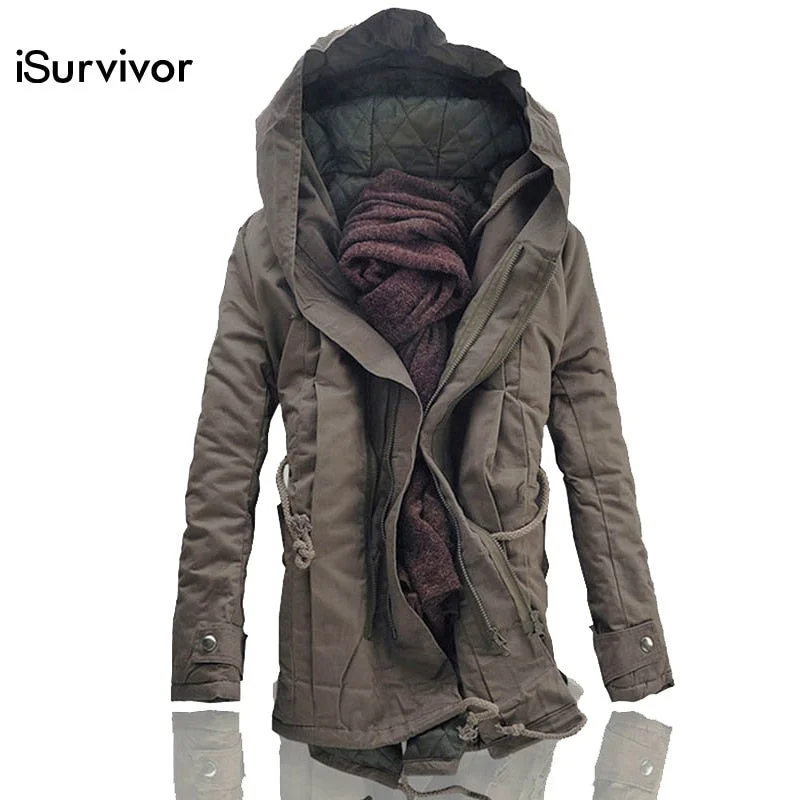 Massive markdowns on clothing items you love – Hurry before they’re gone!  iSurvivor Men Jacket and Coats 2018 Winter Men Warm Coats Fashion Men Jackets Downs Casual Men Thick Outwears Plus Size 4XL 5XL