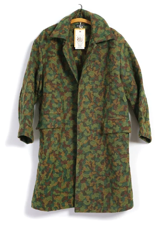 Hurry, the best deals on men’s fashion won’t last long! JUTE COAT | Oversized Coat With Belt | Green Jacquard Camo Hurry, the best deals on men’s fashion won’t last long! JUTE COAT | Oversized Coat With Belt | Green Jacquard Camo