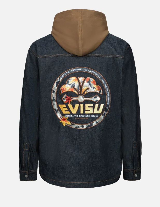 Exclusive offers on the latest clothing styles for men .  家花贴布宽版两件套衬衫式牛仔外套