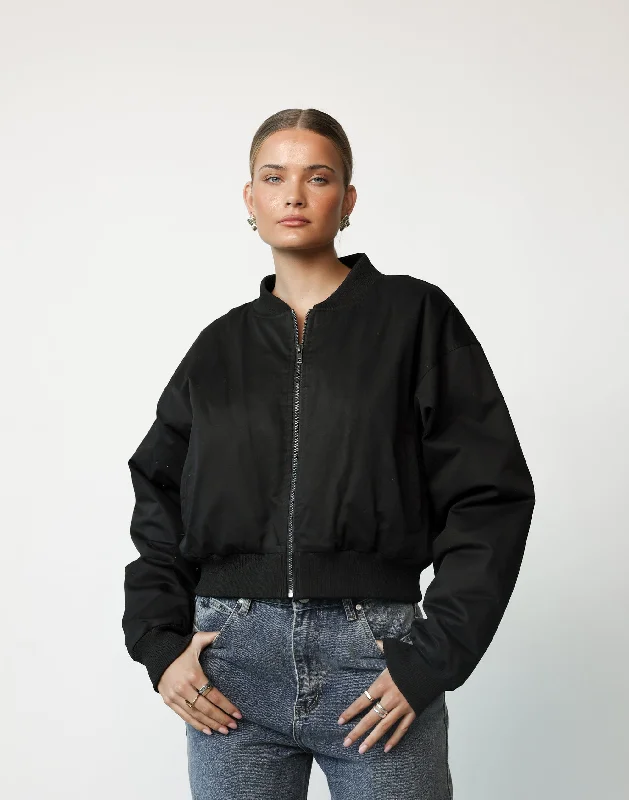 Flash sale: Save big on men's clothing this weekend!  Kelce Bomber Jacket (Black)