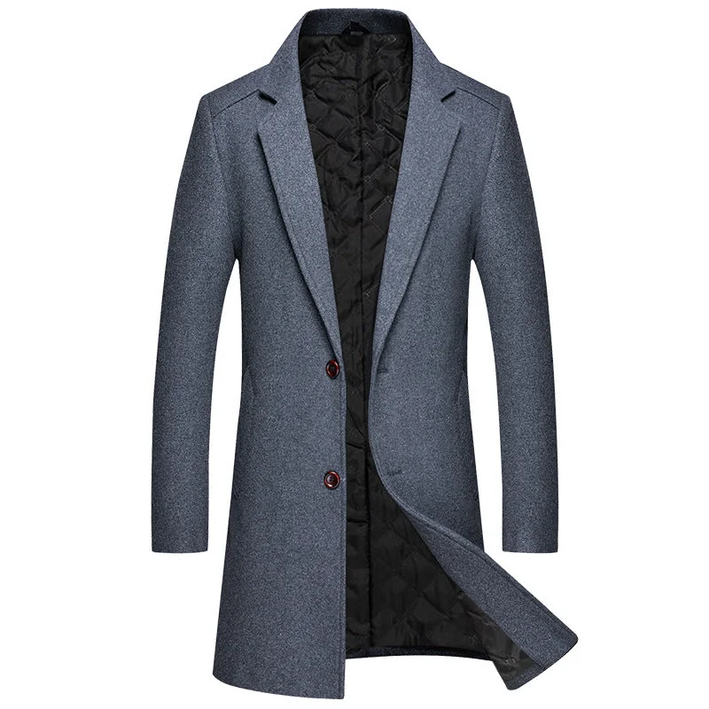Shop clothing for less – Amazing savings on your favorite styles.  Men's Business Long Wool Coat