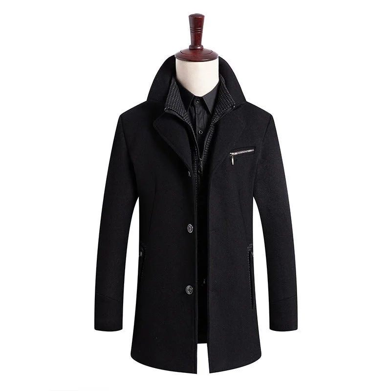 Shop the hottest fashion trends for less – deals you can’t miss. MEN'S GENTLE LAYERED COLLAR WOOL COAT #002 Shop the hottest fashion trends for less – deals you can’t miss. MEN'S GENTLE LAYERED COLLAR WOOL COAT #002