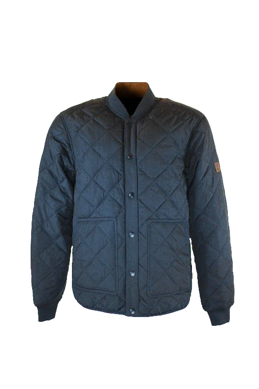  – Shop stylish items today!  MJ005 - Men's Keswick Quilted Jacket - NAVY