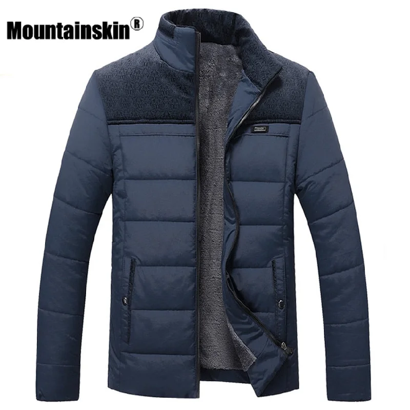 Get men’s fashion for less – shop the best deals of the year.  Mountainskin Thick Winter Coats Men's Jackets 4XL Fleece Casual Parkas Men Outerwear Solid Male Jackets Brand Clothing SA348