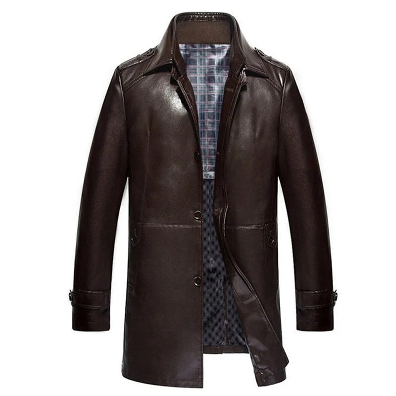 Time to shop! Men’s clothing deals you can’t resist. new arrival autumn and winter mens outwear conventional genuine Lambskin leather double attached collar long coats Time to shop! Men’s clothing deals you can’t resist. new arrival autumn and winter mens outwear conventional genuine Lambskin leather double attached collar long coats