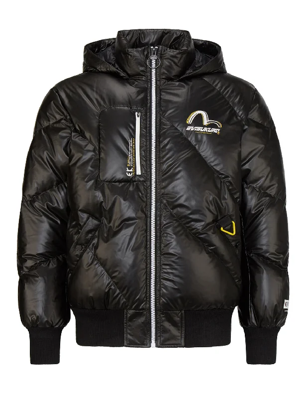 Shop the best clothing sales of the year!  绗缝Logo印花羽绒夹克