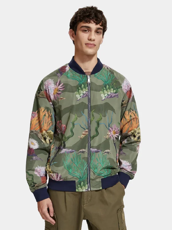 Men’s clothing at unbeatable prices – shop the sale today!  Reversible bomber jacket