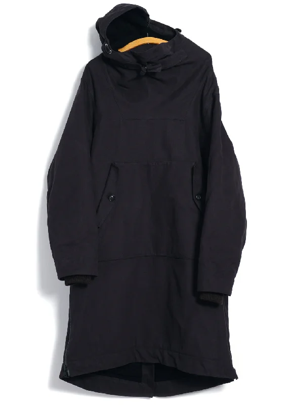 Upgrade your wardrobe with stylish men's apparel – now on sale!  ROALD | Long Double Zipper Anorak | Dark Navy
