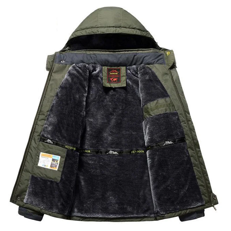 Save up to 70%  clothing – Shop now for the best deals.  Winter Fleece Military Jackets Men Windproof Waterproof Outwear Parka Mens Windbreaker Army Raincoat Coat Plus Size 9XL Overcoat