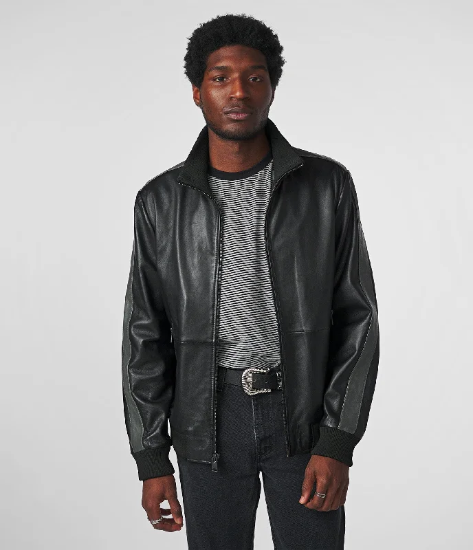 Shop affordable clothing – Limited-time only!  Thomas Bomber Leather Jacket