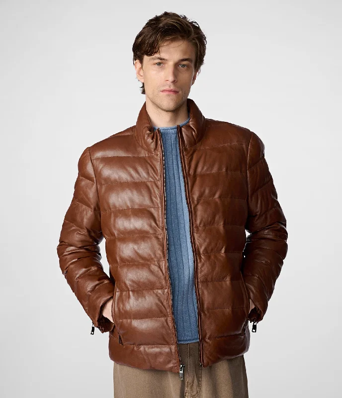 Best clothing deals of the season – Shop now and enjoy big savings. Glenn Distressed Leather Puffer Jacket Best clothing deals of the season – Shop now and enjoy big savings. Glenn Distressed Leather Puffer Jacket