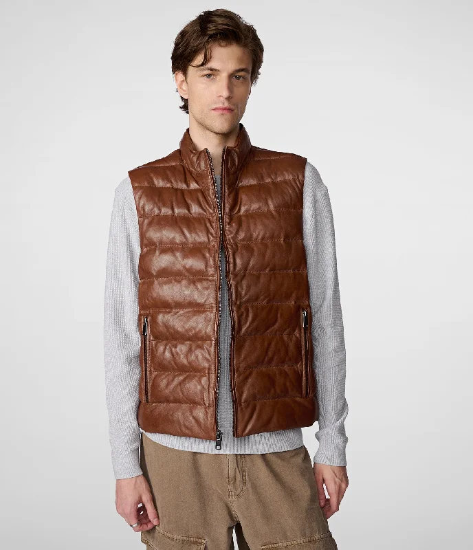 Exclusive discounts on men's fashion – shop today!  Max Distressed Leather Vest
