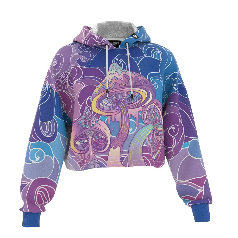 Seasonal sale  Acid Rain Cropped Hoodie