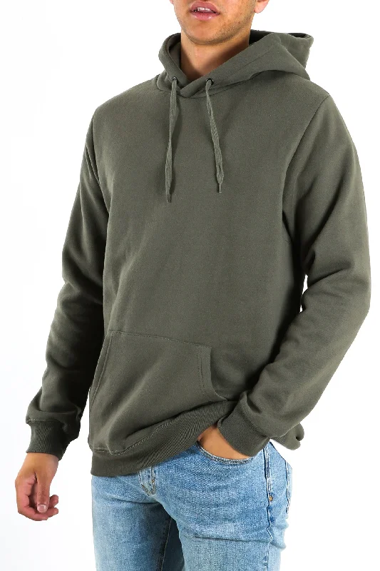 Shop clothing essentials at a fraction of the price –  Basic Hoody Khaki