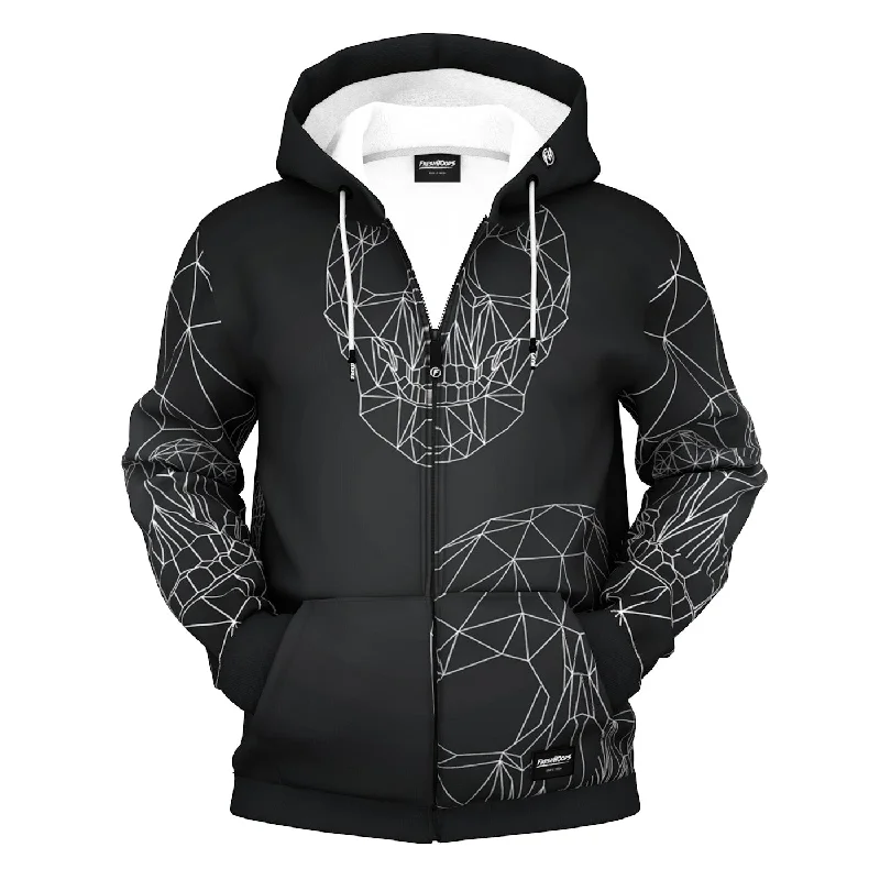 Shop the latest men's clothing trends at a fraction of the price.  Black Dream Zip Up Hoodie