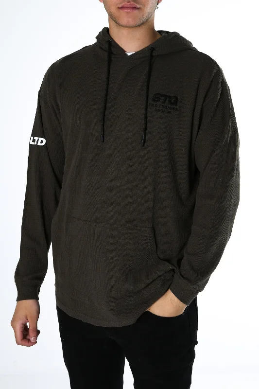 Save on top-selling fashion styles – Big discounts on men’s clothing.  Bridges Waffle Hoody Khaki