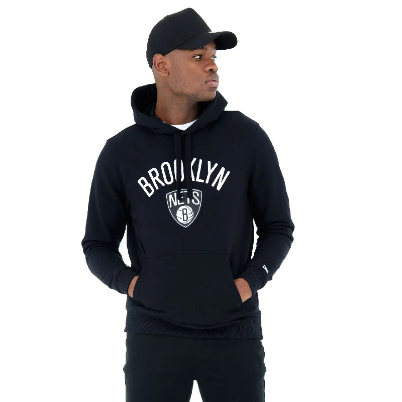 Check out the best prices on men's fashion basics – limited time offer.  Brooklyn Nets NBA Regular Black Pullover Hoodie