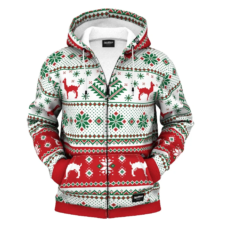 Exclusive deals on men’s fashion – Shop now and save big! Christmas Lama Texture Zip Up Hoodie Exclusive deals on men’s fashion – Shop now and save big! Christmas Lama Texture Zip Up Hoodie