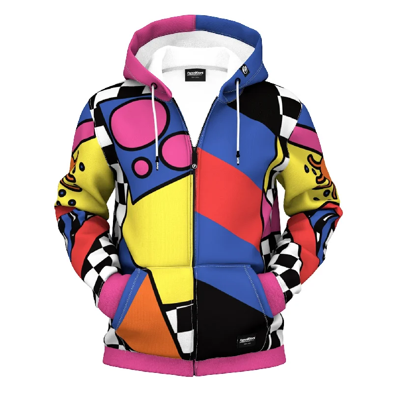 Grab your favorites before they’re gone – men’s clothing at great prices.  Colorful Zip Up Hoodie