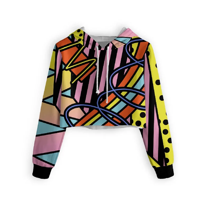 Men’s fashion just got more affordable – shop now!  Deconstructive Geometry Cropped Hoodie