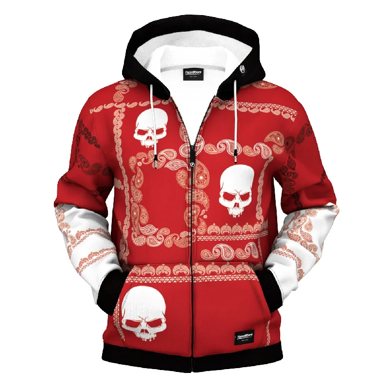 Shop affordable clothing for men  – Up to 60% off!  Fully Red Zip Up Hoodie