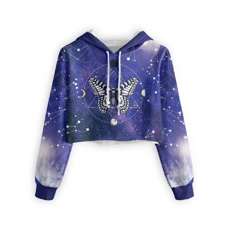 Upgrade your wardrobe with stylish clothing at discounted prices. Mariposa Stars Cropped Hoodie Upgrade your wardrobe with stylish clothing at discounted prices. Mariposa Stars Cropped Hoodie