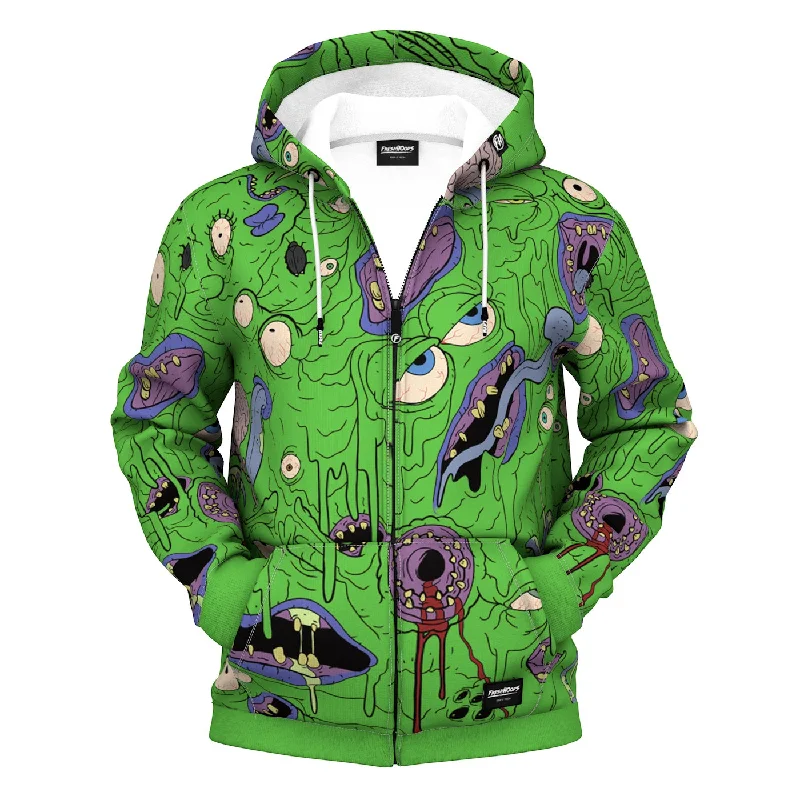 Men’s fashion sale – new deals added every day!  Melted Frog Zip Up Hoodie
