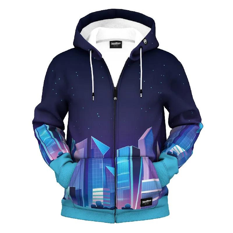 Men’s wardrobe essentials now at unbeatable prices.  Midnight City Zip Up Hoodie