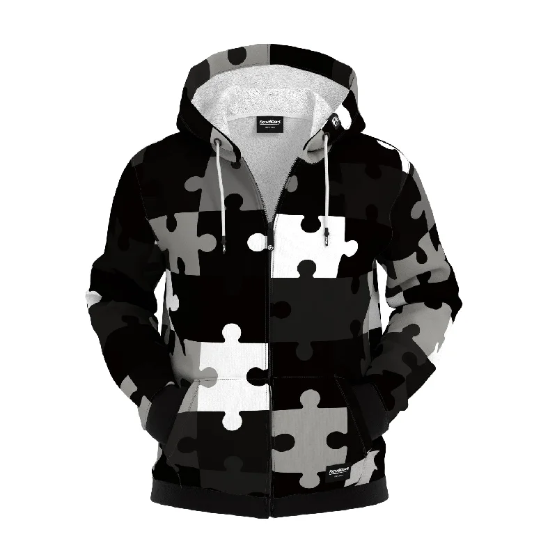 Shop now and save up to 40% on men’s wardrobe essentials.  Monochrome Perspective Zip Up Hoodie